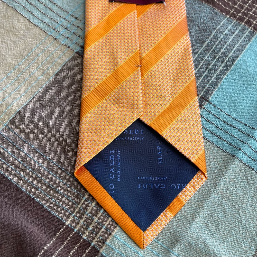 MARIO CALDI 100% silk pattern tie - Picture 9 of 10